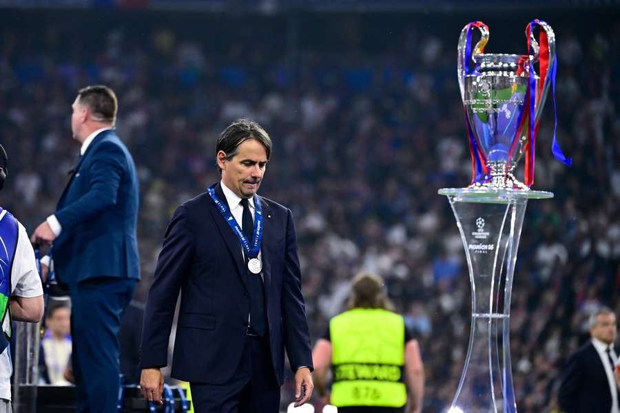 Simone Inzaghi after the Champions League final defeat to PSG