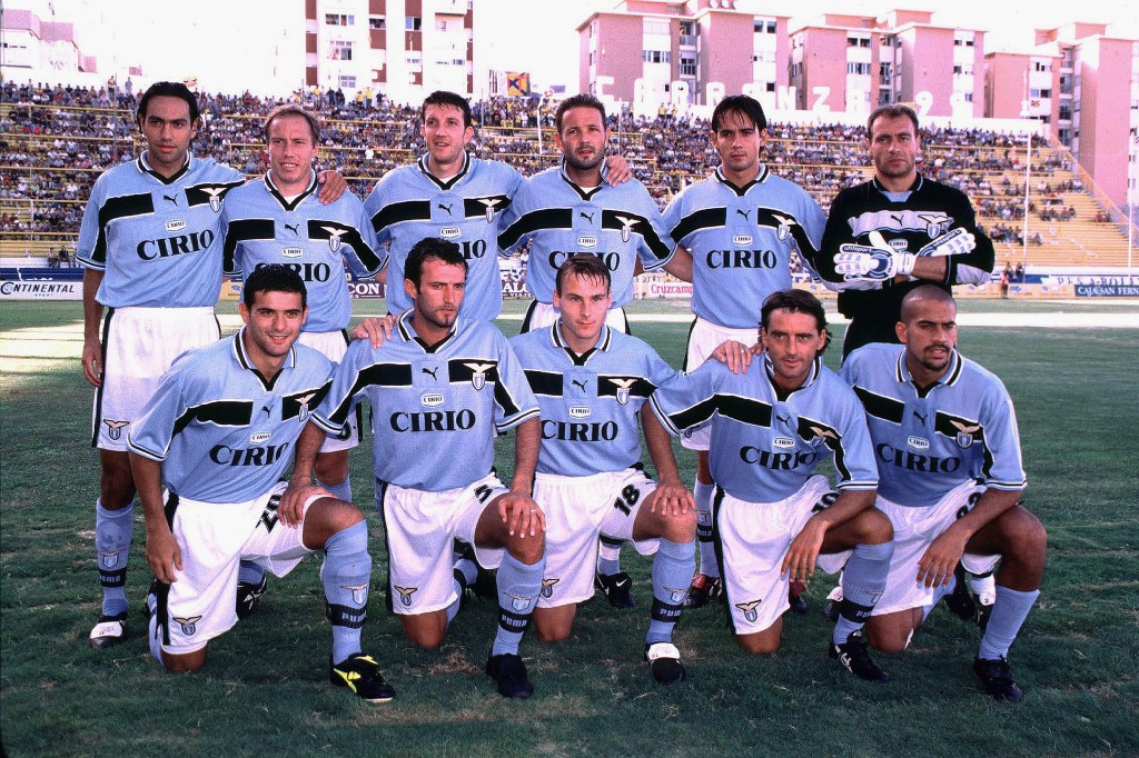 Lazio would win best dressed in 1999/00 as well as their second ever Scudetto
